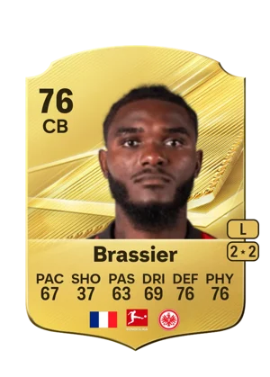 Brassier - 76 - Rare EA FC 27 card