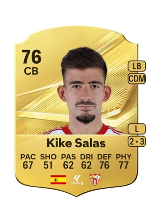 Kike Salas - 76 - Rare EA FC 27 card