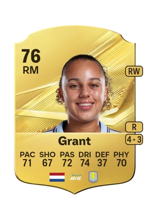 Grant - 76 - Rare EA FC 27 card
