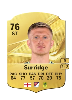 Surridge - 76 - Rare EA FC 27 card
