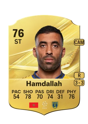 Hamdallah - 76 - Rare EA FC 27 card
