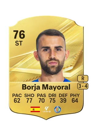 Borja Mayoral - 76 - Rare EA FC 27 card
