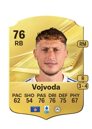 Vojvoda - 76 - Rare EA FC 27 card