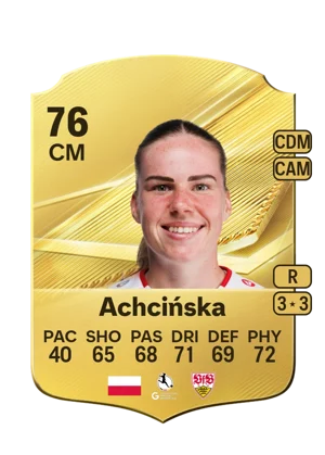 Achcińska - 76 - Rare EA FC 27 card