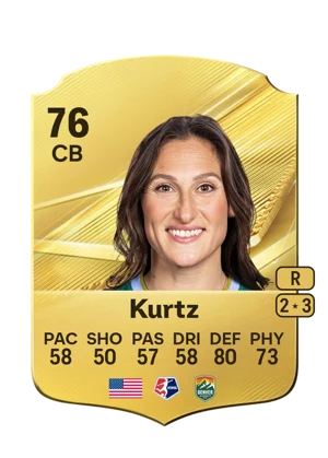 Kurtz - 76 - Rare EA FC 27 card