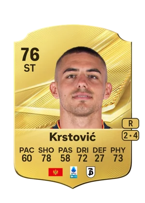 Krstović - 76 - Rare EA FC 27 card
