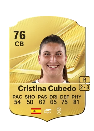 Cristina Cubedo - 76 - Rare EA FC 27 card