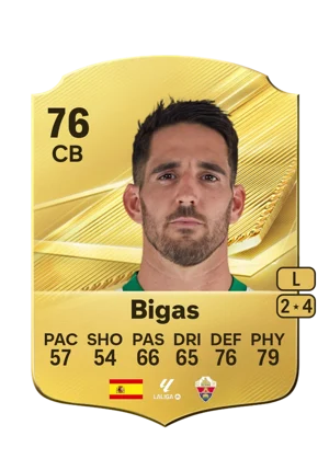 Bigas - 76 - Rare EA FC 27 card