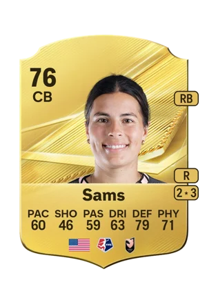 Sams - 76 - Rare EA FC 27 card