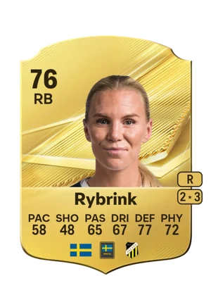Rybrink - 76 - Rare EA FC 27 card