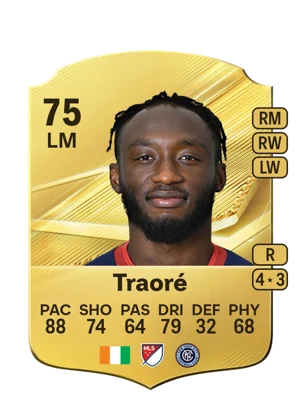 Traoré - 75 - Rare EA FC 27 card