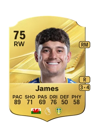 James - 75 - Rare EA FC 27 card