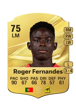 Roger Fernandes - 75 - Rare EA FC 27 card