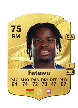 Fatawu - 75 - Rare EA FC 27 card