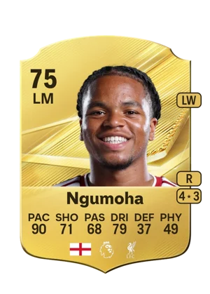Ngumoha - 75 - Rare EA FC 27 card