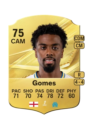Gomes - 75 - Rare EA FC 27 card