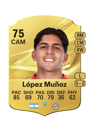 López Muñoz - 75 - Rare EA FC 27 card
