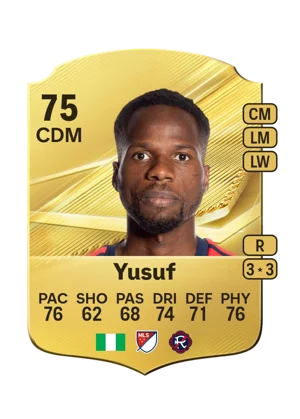 Yusuf - 75 - Rare EA FC 27 card