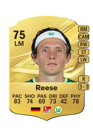 Reese - 75 - Rare EA FC 27 card