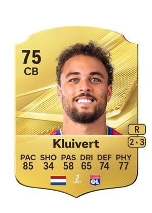 Kluivert - 75 - Rare EA FC 27 card