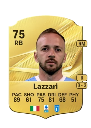 Lazzari - 75 - Rare EA FC 27 card