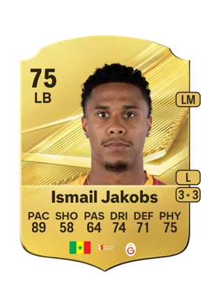 Ismail Jakobs - 75 - Rare EA FC 27 card