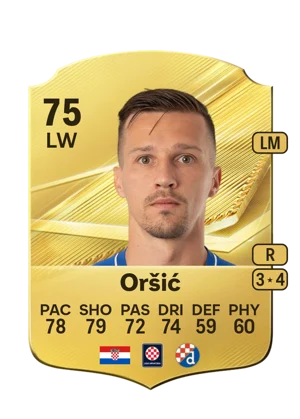 Oršić - 75 - Rare EA FC 27 card