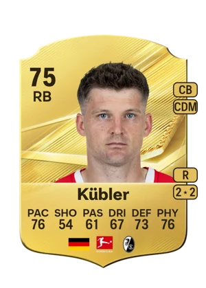 Kübler - 75 - Rare EA FC 27 card