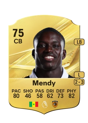 Mendy - 75 - Rare EA FC 27 card