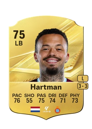 Hartman - 75 - Rare EA FC 27 card