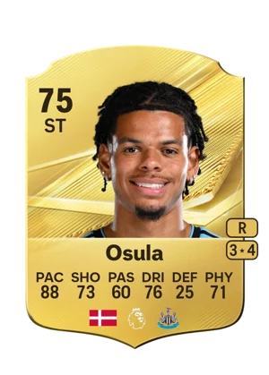 Osula - 75 - Rare EA FC 27 card