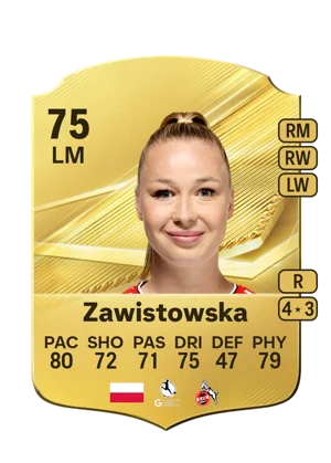 Zawistowska - 75 - Rare EA FC 27 card