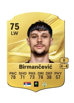 Birmančević - 75 - Rare EA FC 27 card