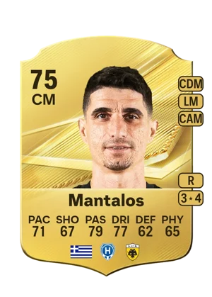 Mantalos - 75 - Rare EA FC 27 card