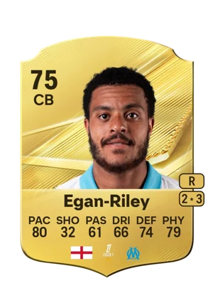 Egan-Riley - 75 - Rare EA FC 27 card