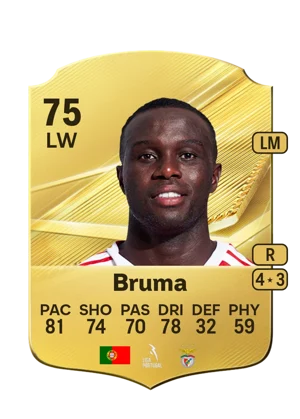 Bruma - 75 - Rare EA FC 27 card