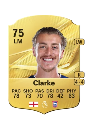 Clarke - 75 - Rare EA FC 27 card