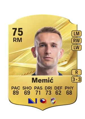 Memić - 75 - Rare EA FC 27 card