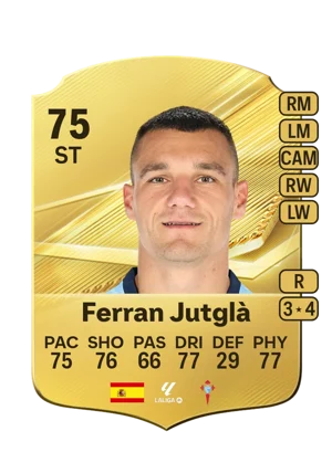 Ferran Jutglà - 75 - Rare EA FC 27 card