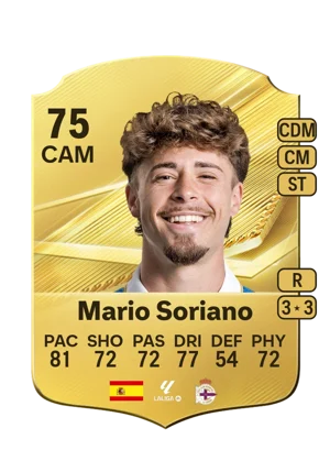Mario Soriano - 75 - Rare EA FC 27 card