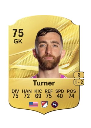 Turner - 75 - Rare EA FC 27 card
