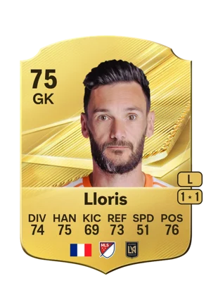 Lloris - 75 - Rare EA FC 27 card