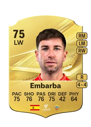 Embarba - 75 - Rare EA FC 27 card