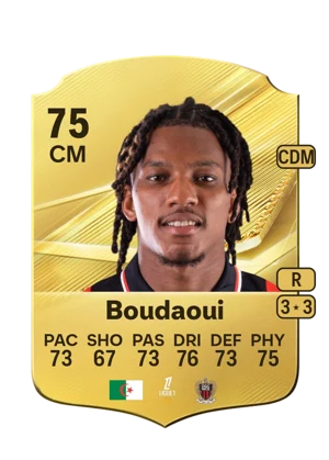 Boudaoui - 75 - Rare EA FC 27 card