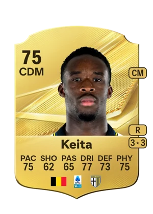 Keita - 75 - Rare EA FC 27 card