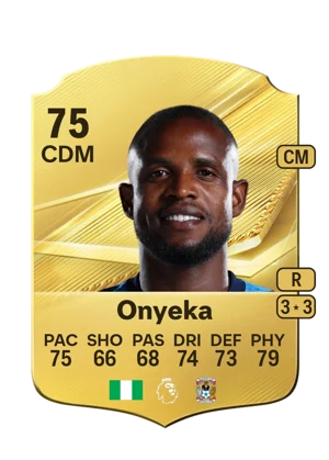 Onyeka - 75 - Rare EA FC 27 card