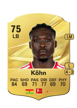 Köhn - 75 - Rare EA FC 27 card