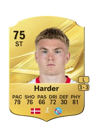 Harder - 75 - Rare EA FC 27 card
