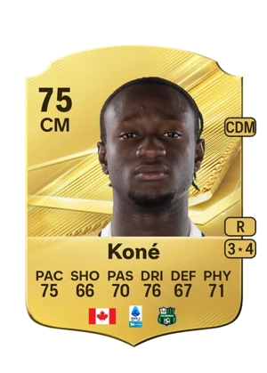 Koné - 75 - Rare EA FC 27 card