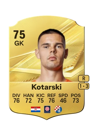 Kotarski - 75 - Rare EA FC 27 card